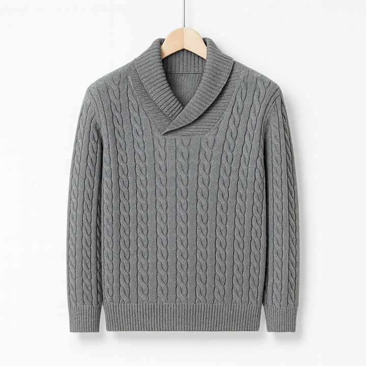 BELNOR CABLE WOOL SWEATER