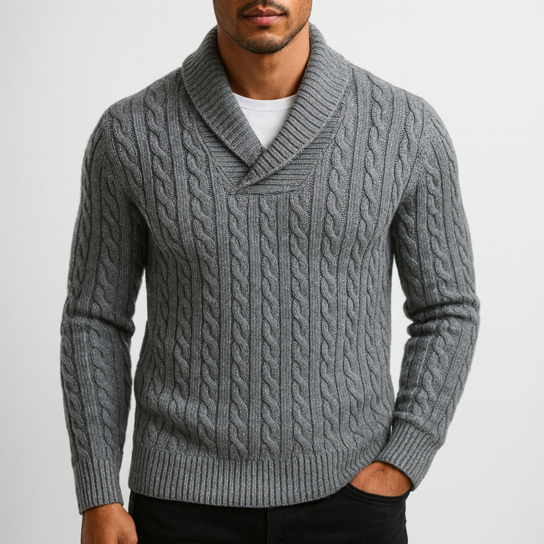 BELNOR CABLE WOOL SWEATER