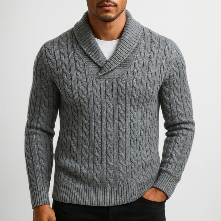 BELNOR CABLE WOOL SWEATER