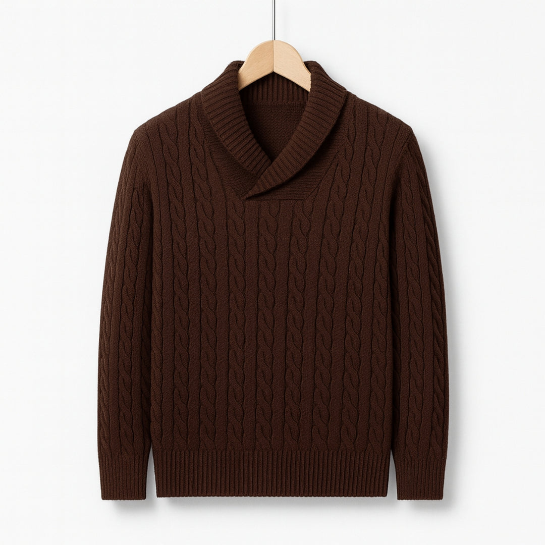 BELNOR CABLE WOOL SWEATER
