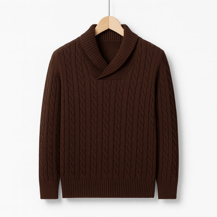 BELNOR CABLE WOOL SWEATER