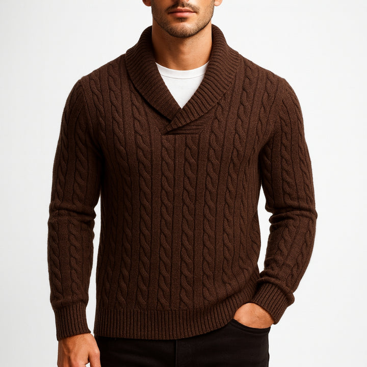 BELNOR CABLE WOOL SWEATER