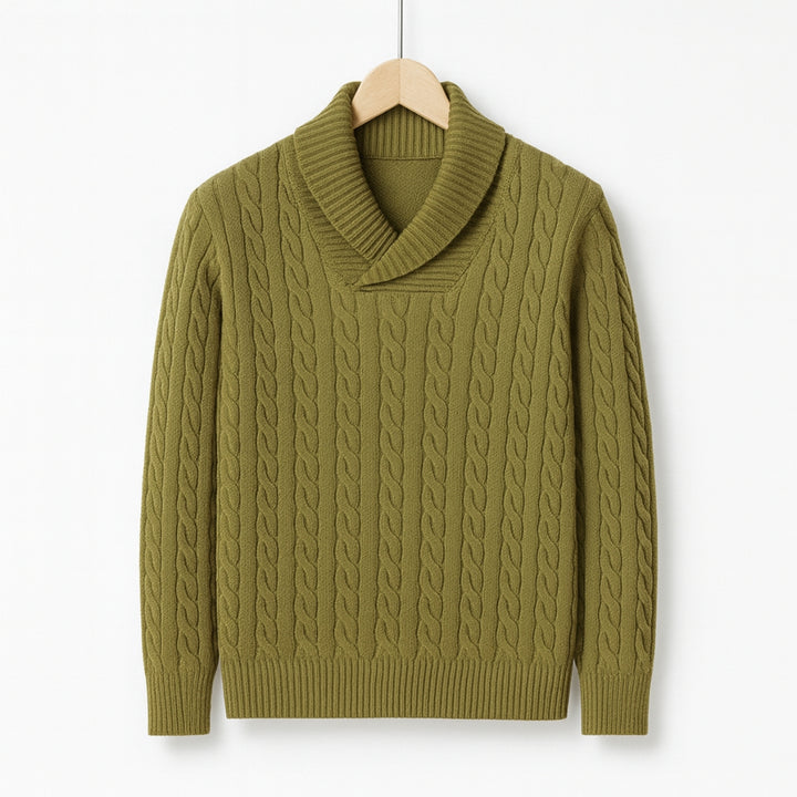 BELNOR CABLE WOOL SWEATER