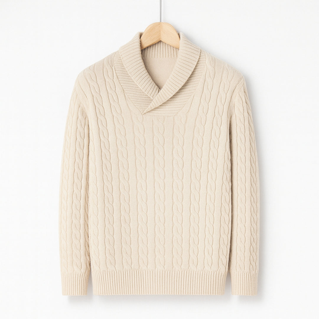 BELNOR CABLE WOOL SWEATER