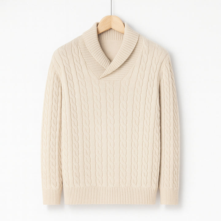 BELNOR CABLE WOOL SWEATER