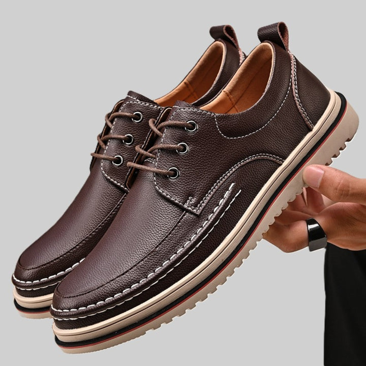 BRUNO LEATHER DERBY SHOES