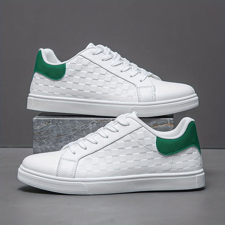 BELNOR CHECKERBOARD SNEAKERS