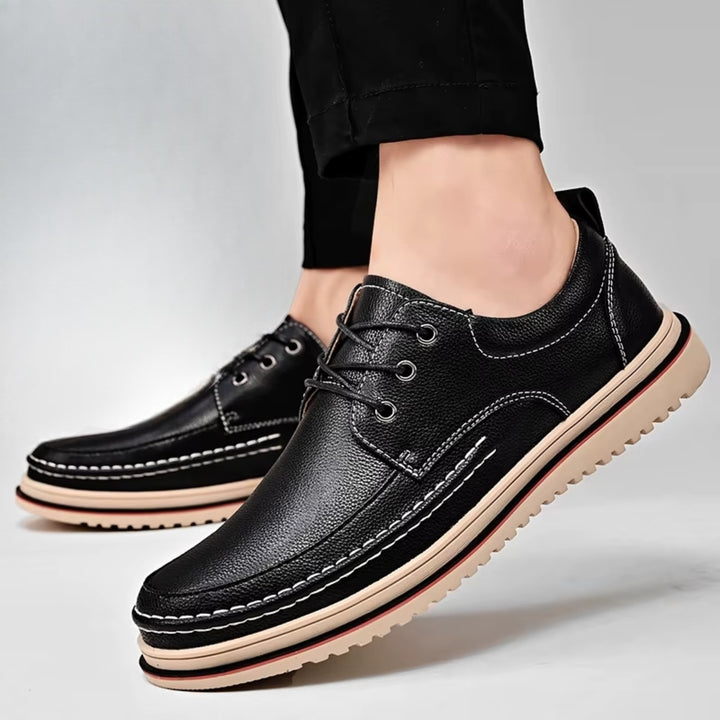 BRUNO LEATHER DERBY SHOES