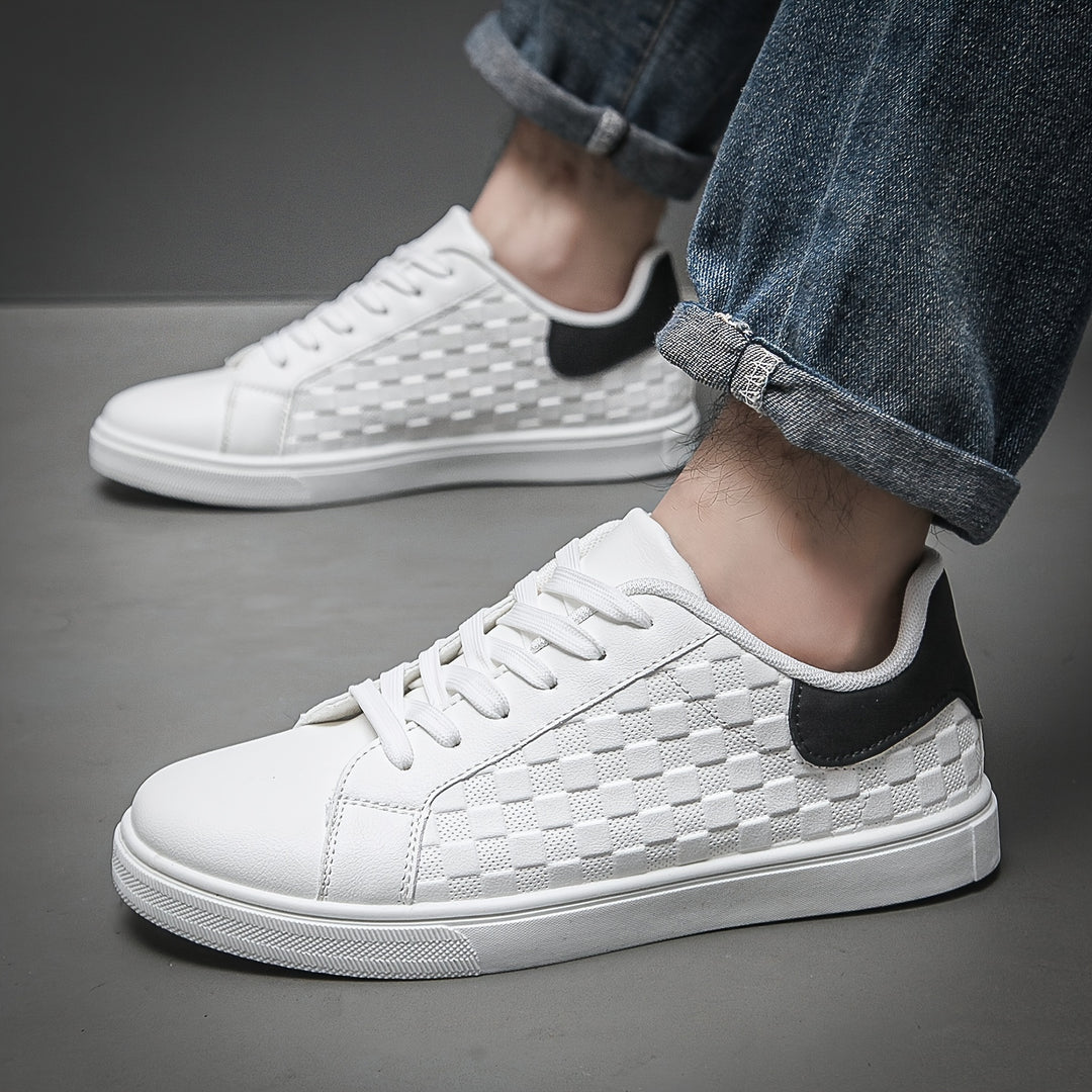 BELNOR CHECKERBOARD SNEAKERS