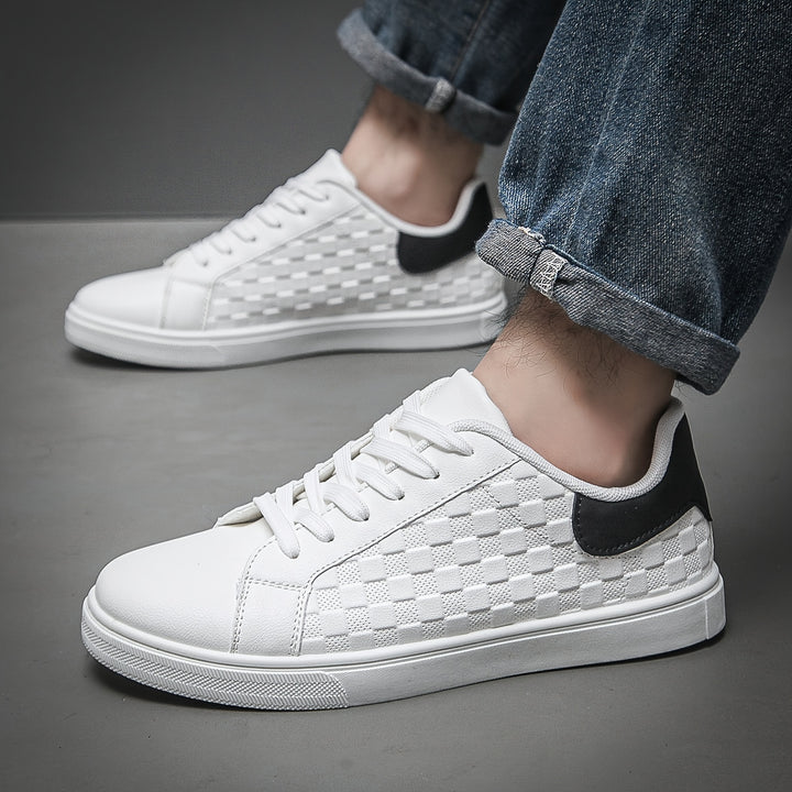 BELNOR CHECKERBOARD SNEAKERS
