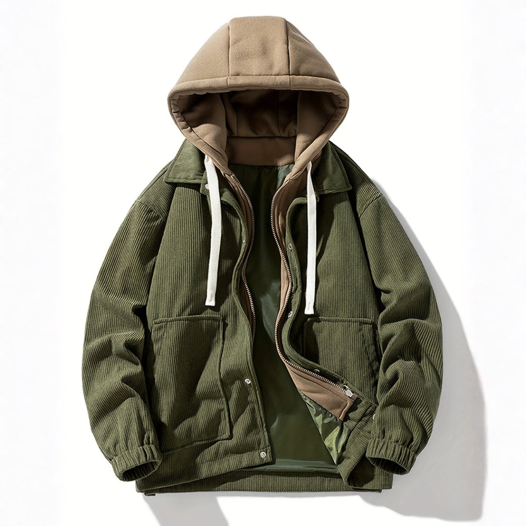 FULTON HOODED CORD JACKET