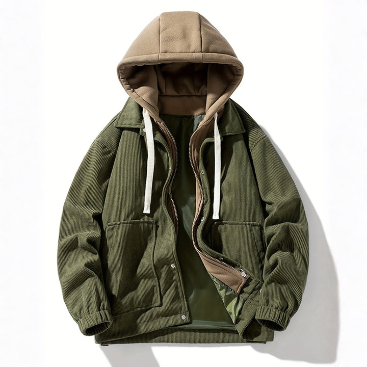 FULTON HOODED CORD JACKET