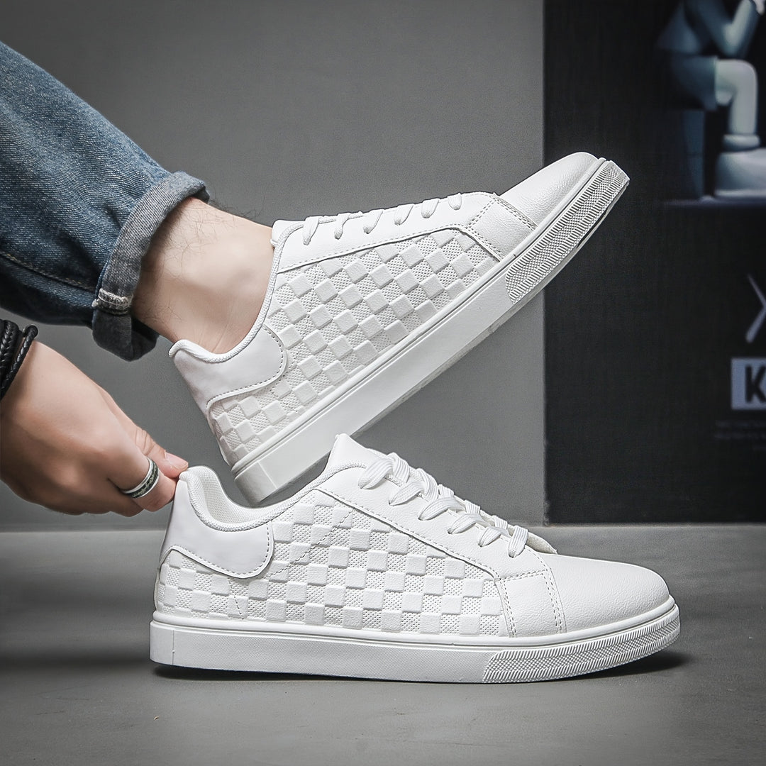 BELNOR CHECKERBOARD SNEAKERS