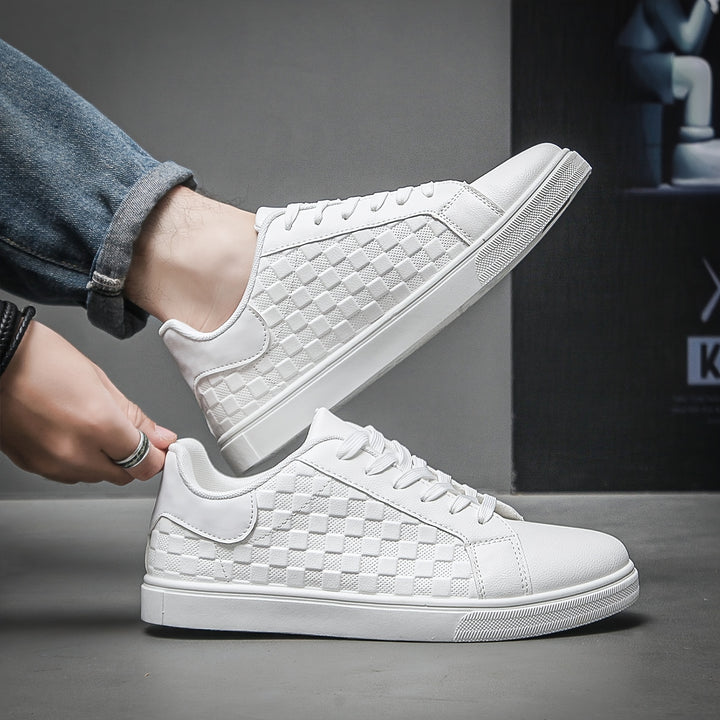 BELNOR CHECKERBOARD SNEAKERS