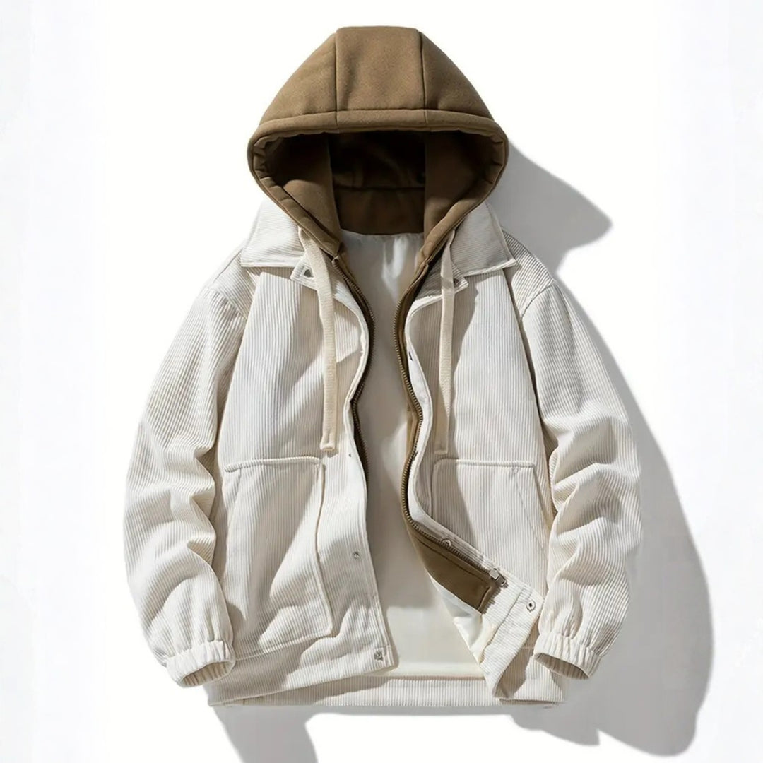 FULTON HOODED CORD JACKET