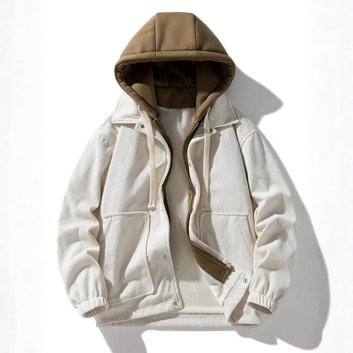 FULTON HOODED CORD JACKET