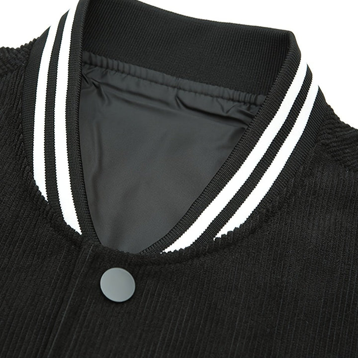 SUTTON WOVEN VARSITY JACKET