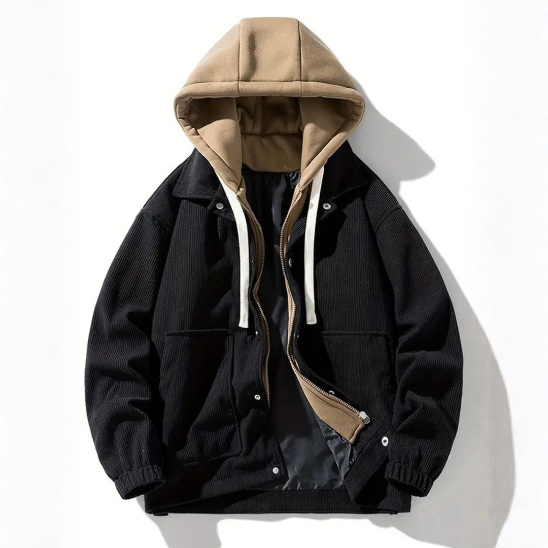 FULTON HOODED CORD JACKET