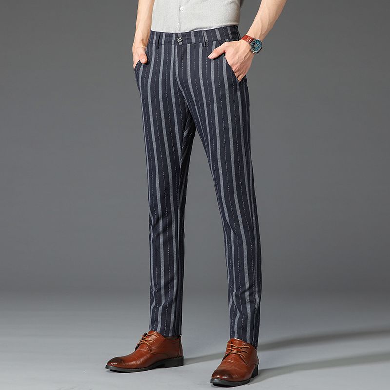BENTON STRIPED TROUSERS