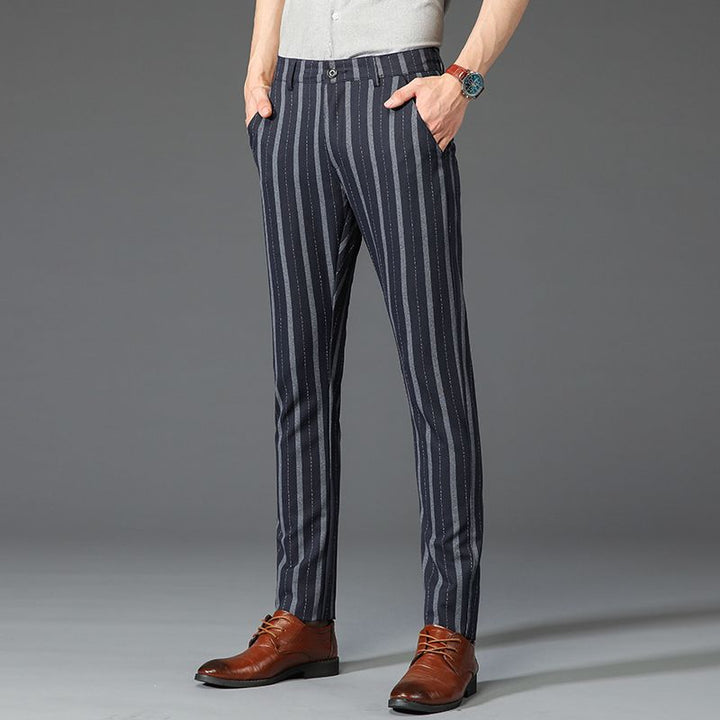 BENTON STRIPED TROUSERS