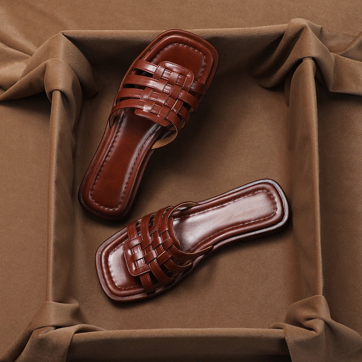 RICA LEATHER SANDALS