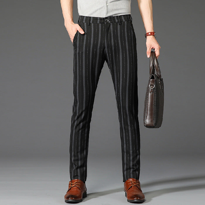 BENTON STRIPED TROUSERS