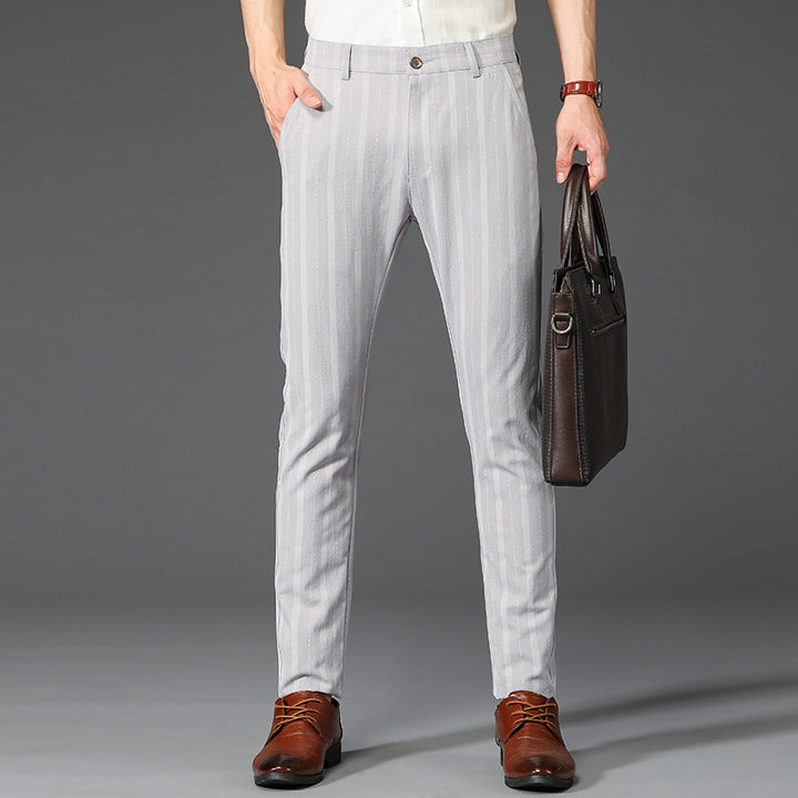BENTON STRIPED TROUSERS