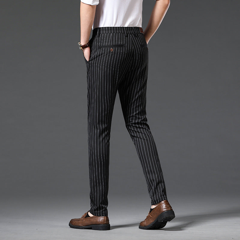 BELMAR PINSTRIPE TROUSERS