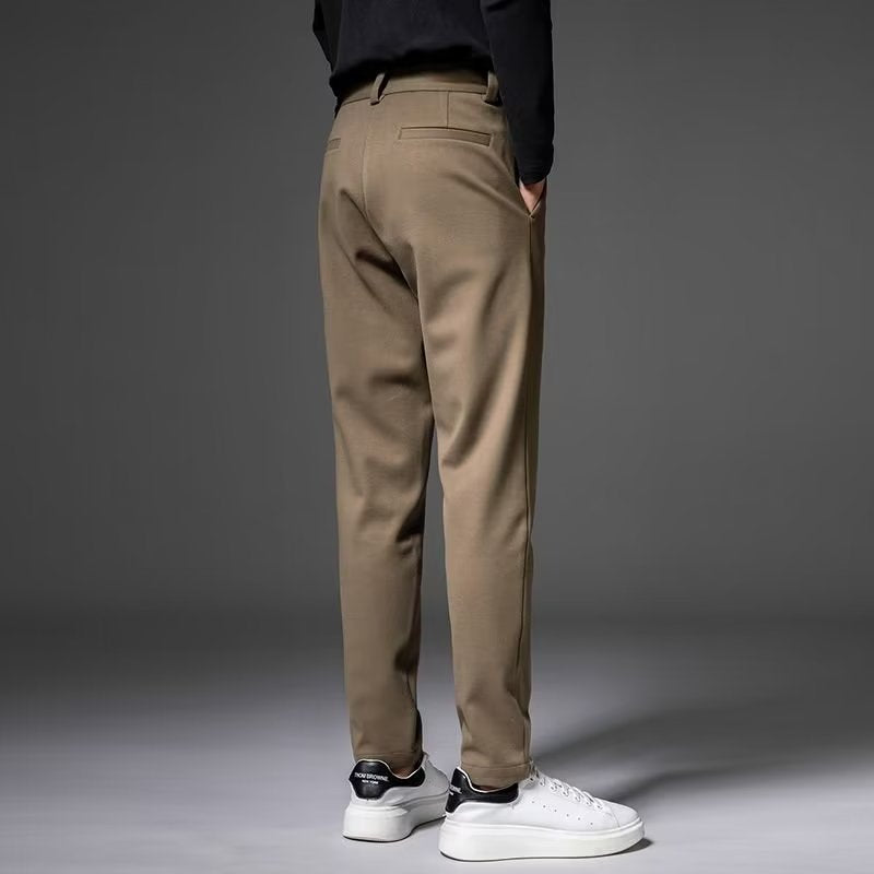 NELSON PLEATED WOOL TROUSERS