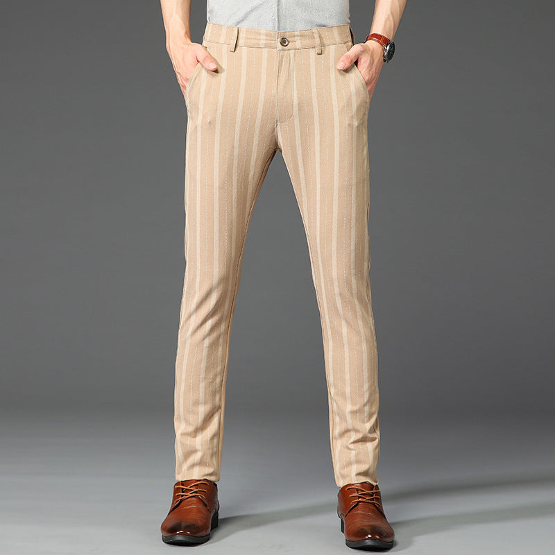 BENTON STRIPED TROUSERS