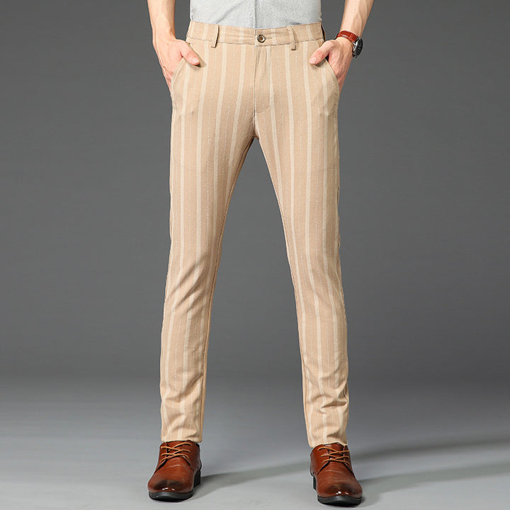 BENTON STRIPED TROUSERS