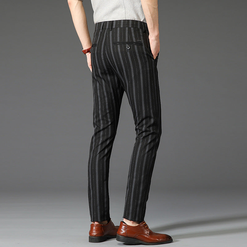 BENTON STRIPED TROUSERS