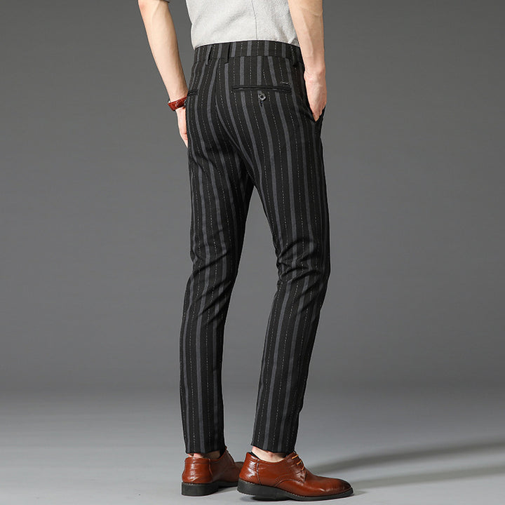 BENTON STRIPED TROUSERS