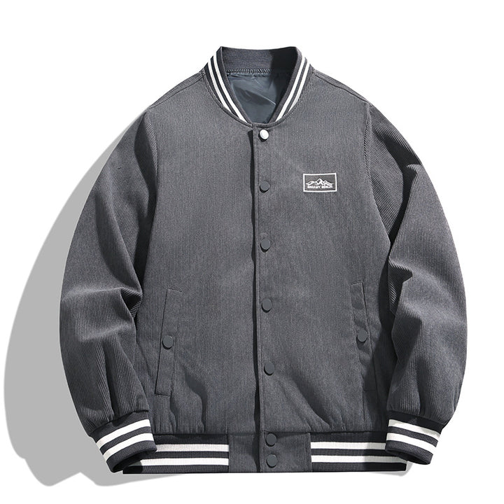SUTTON WOVEN VARSITY JACKET