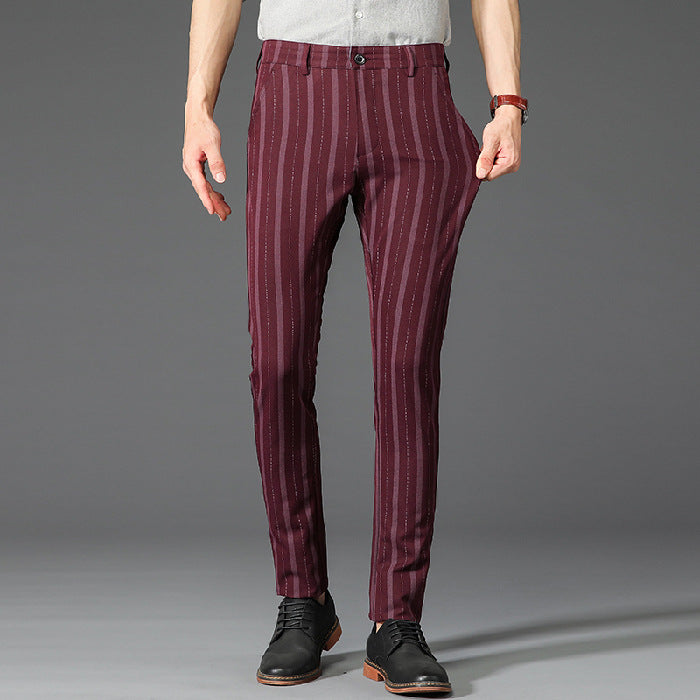 BENTON STRIPED TROUSERS