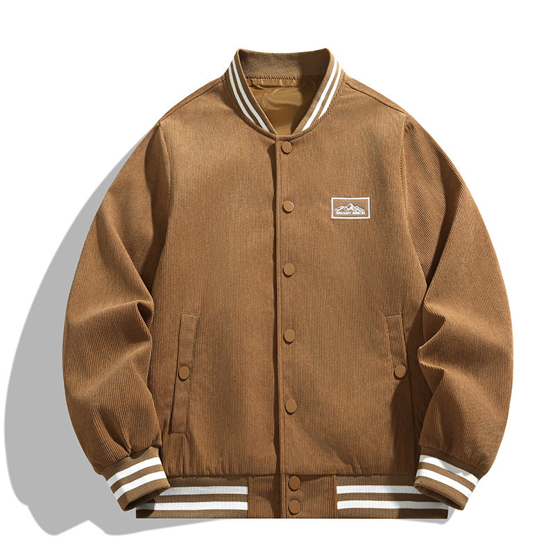 SUTTON WOVEN VARSITY JACKET