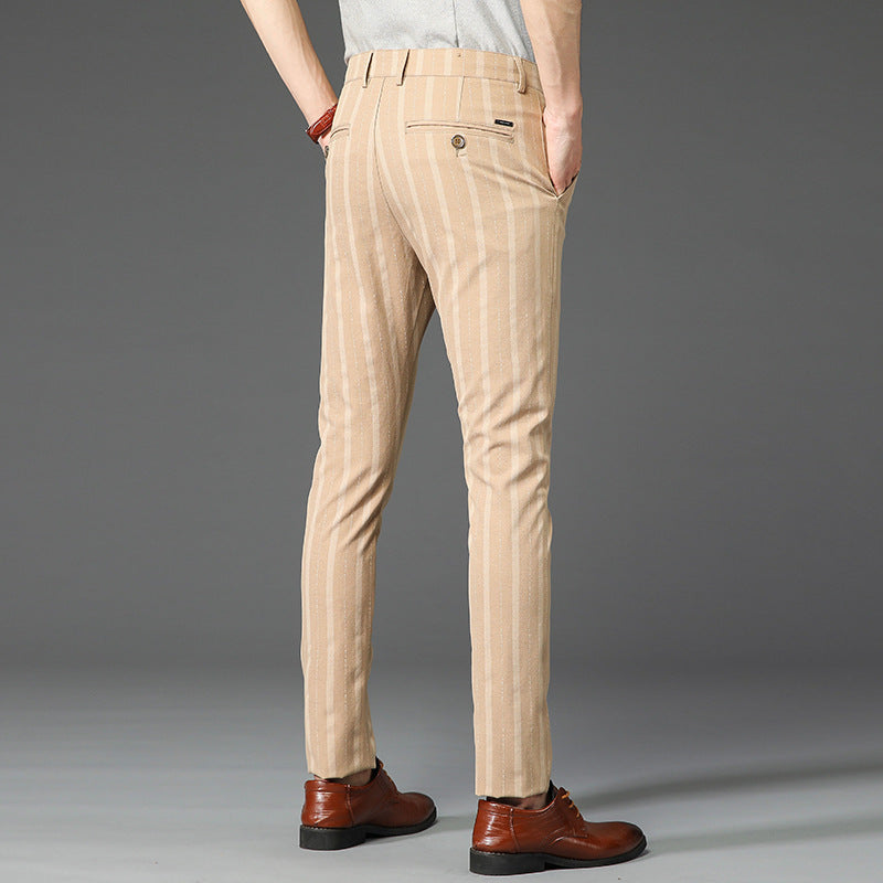 BENTON STRIPED TROUSERS