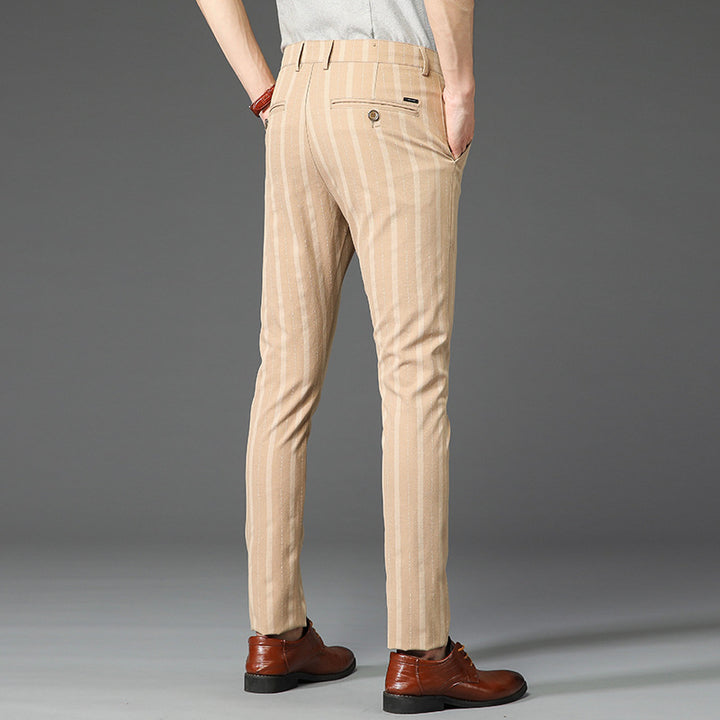BENTON STRIPED TROUSERS