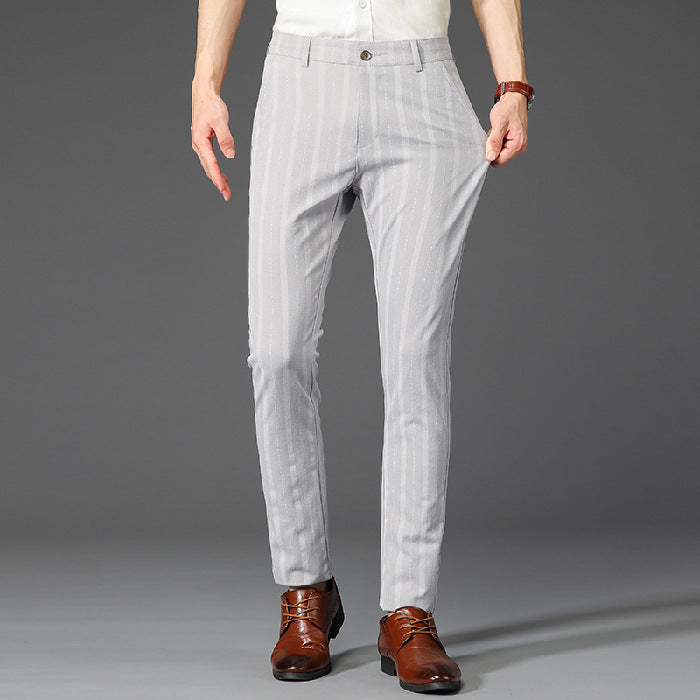 BENTON STRIPED TROUSERS