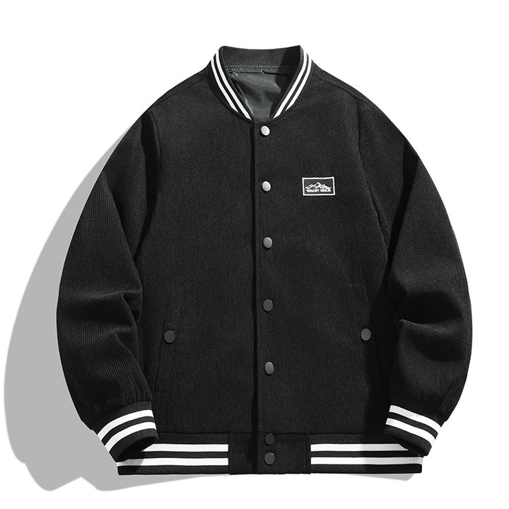SUTTON WOVEN VARSITY JACKET