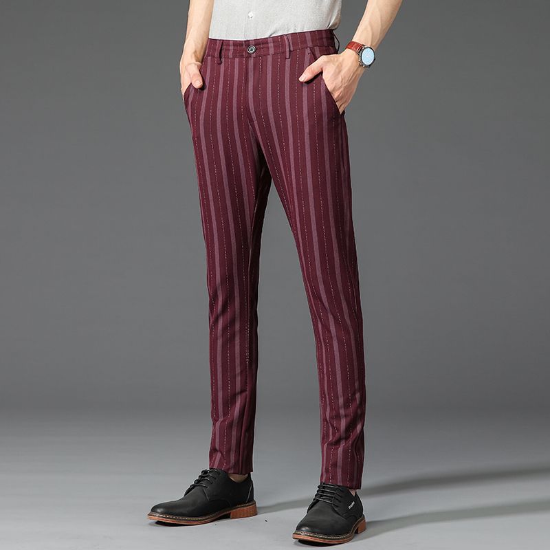 BENTON STRIPED TROUSERS