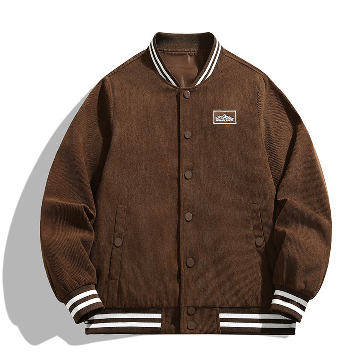 SUTTON WOVEN VARSITY JACKET