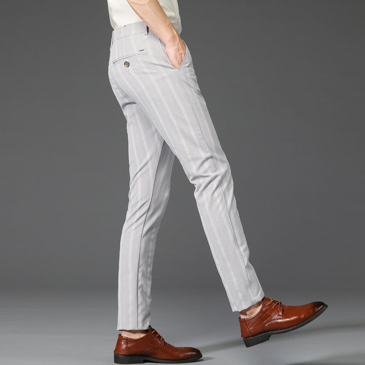 BENTON STRIPED TROUSERS