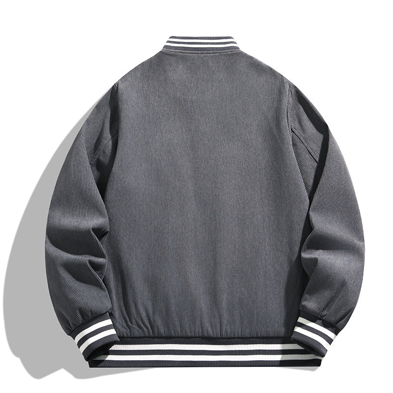 SUTTON WOVEN VARSITY JACKET