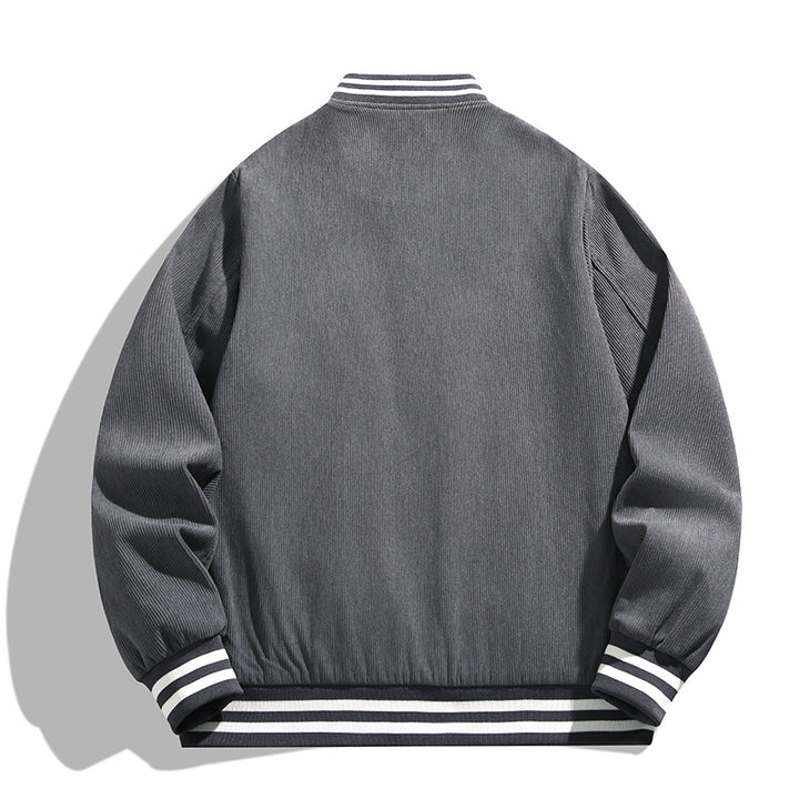SUTTON WOVEN VARSITY JACKET