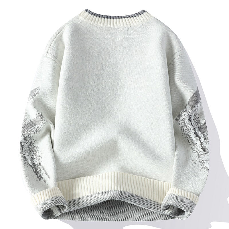 RAVEN RIPPED SWEATER