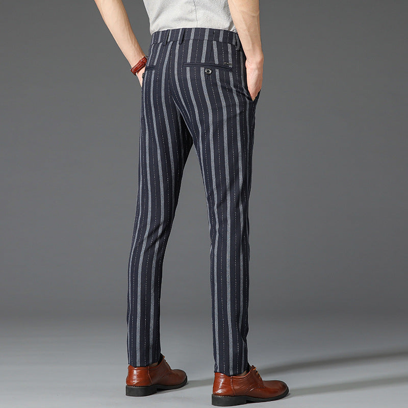 BENTON STRIPED TROUSERS