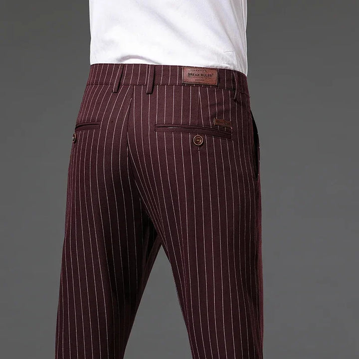 BELMAR PINSTRIPE TROUSERS