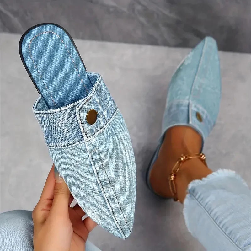RILEY DENIM SANDALS