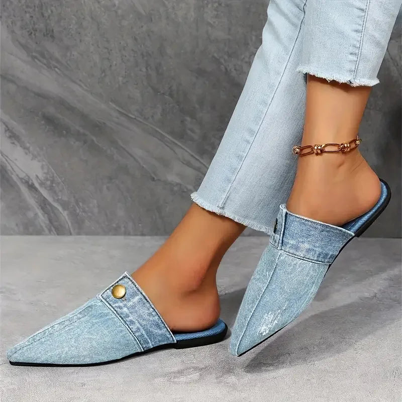 RILEY DENIM SANDALS